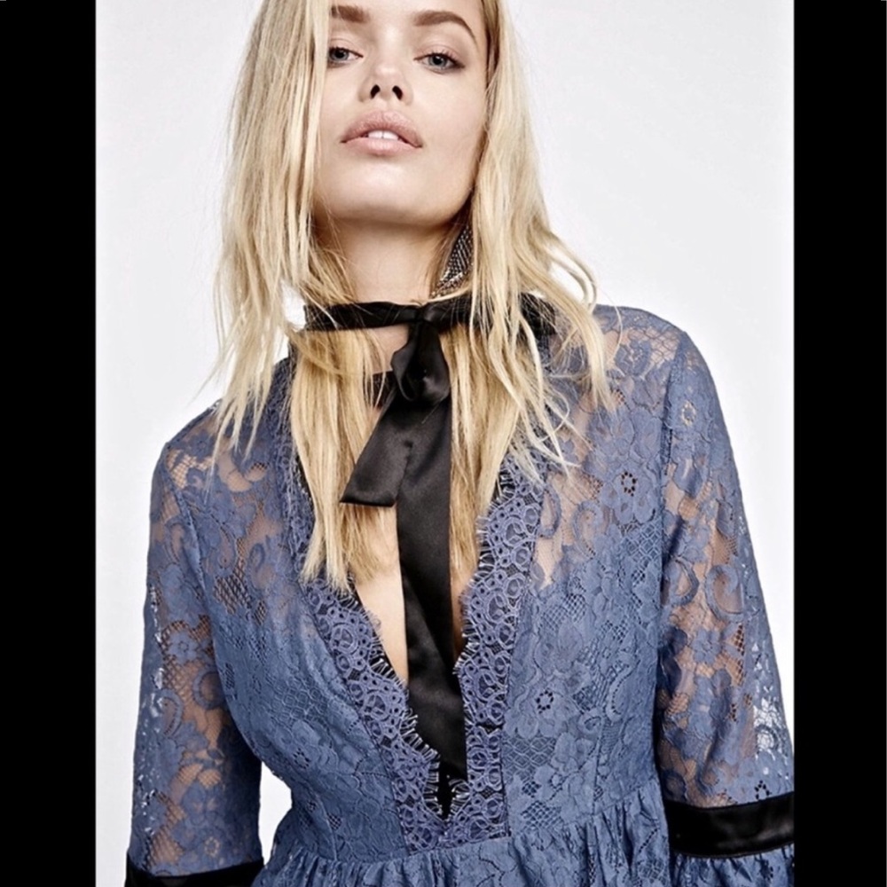 Free People Gilded Lace Dress